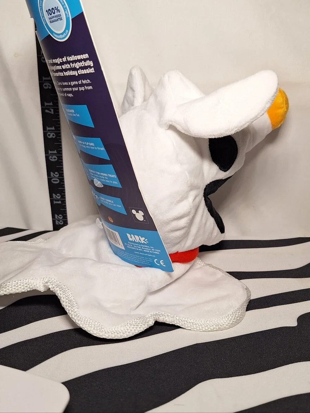 NWT Bark Nightmare Before Christmas Best Furend Zero Dog Toy All Dog Sizes